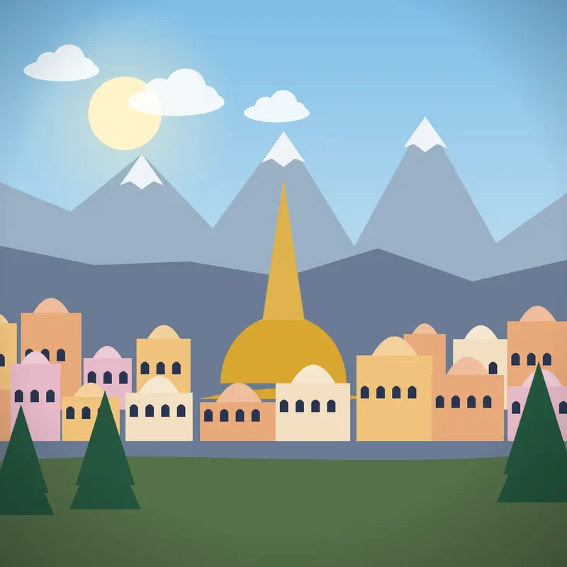 Thimphu, Bhutan – Reissaajat.fi:n kuvitus