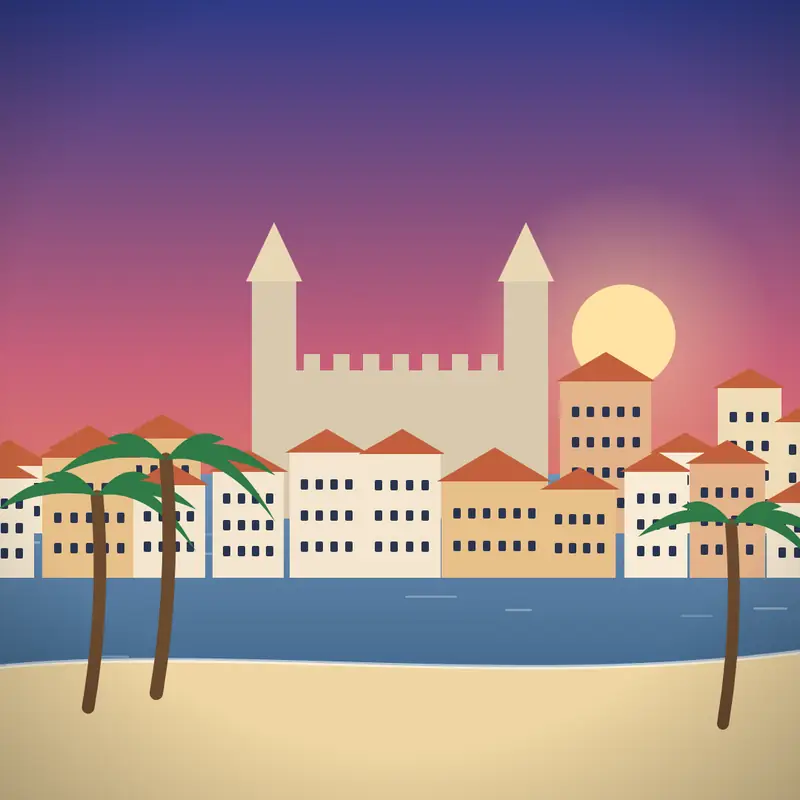 Limassol, Kypros – Reissaajat.fi:n kuvitus