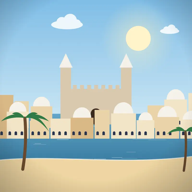 Tripoli, Libya – Reissaajat.fi:n kuvitus