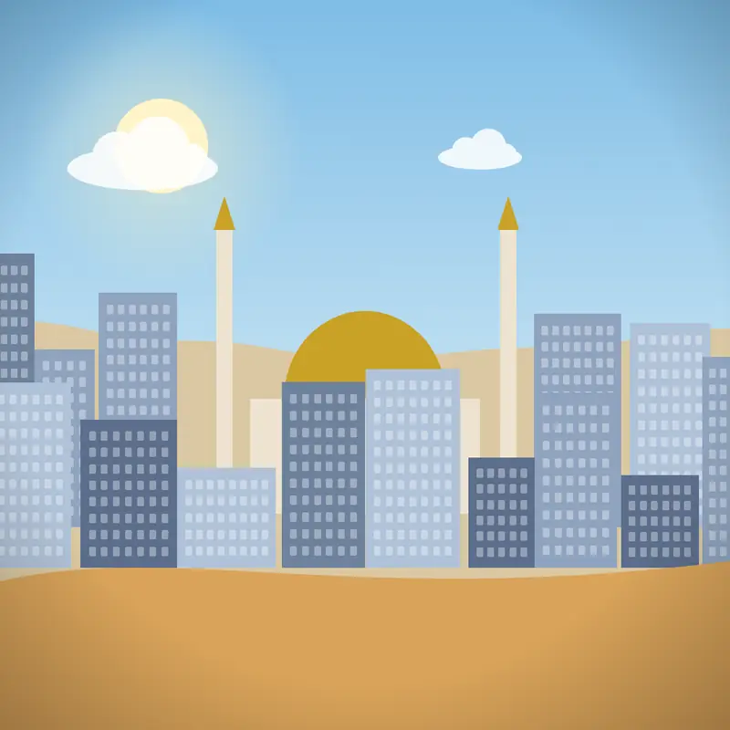 Ašgabat, Turkmenistan – Reissaajat.fi:n kuvitus